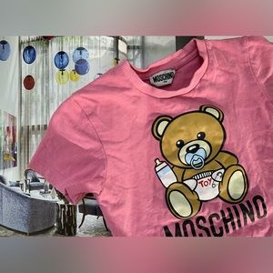 Moschino pink shirt baby girl